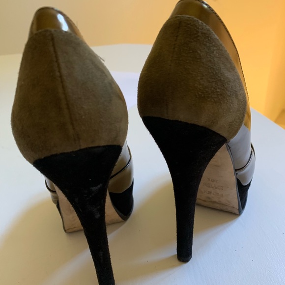 Fendi Fendista Colorblock Platforms 38.5(eu) - Picture 5 of 6